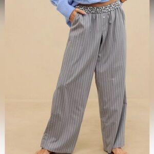 New Aerie Off Duty Flannel Trouser Pajama Pants
